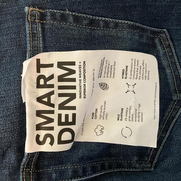 Russell Denim DL1961 Dark Wash Jeans 34x34 NWT - Picture 3 of 5